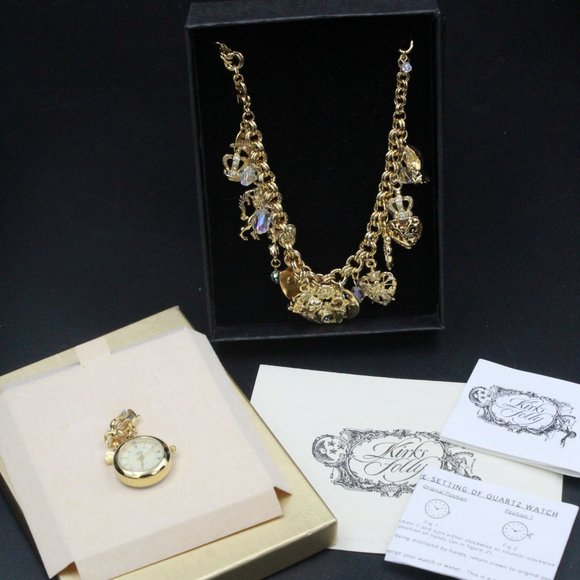 KIRKS FOLLY LEGEND OF THE HEART BRACELET NECKLACE SET - Picture 7 of 8